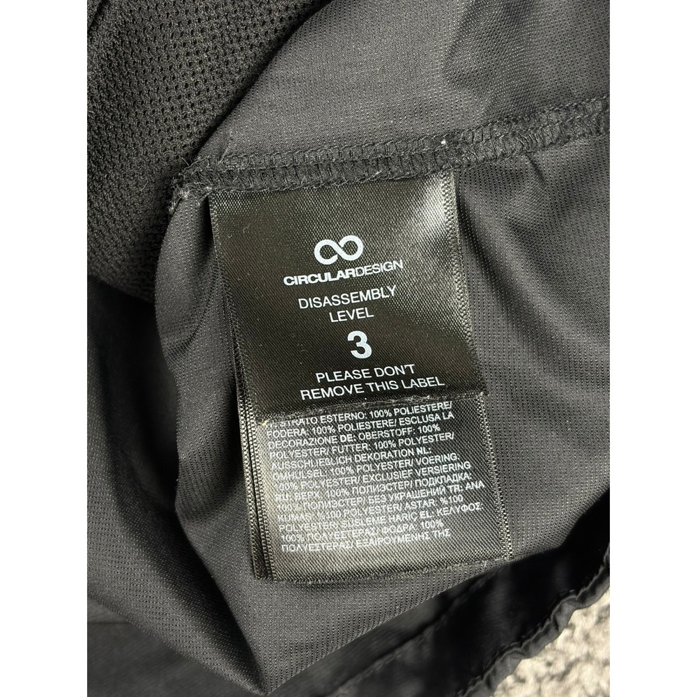 The North Face Womens XL Black Circular Design Hooded Windbreaker Jacket - Picture 8 of 11